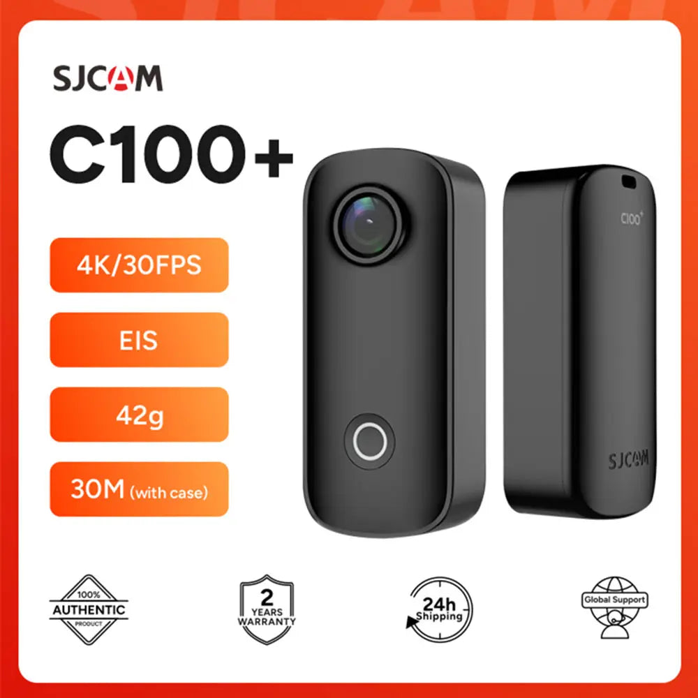 Cámara de acción SJCAM C100 Plus 4K magnética impermeable WiFi deportes