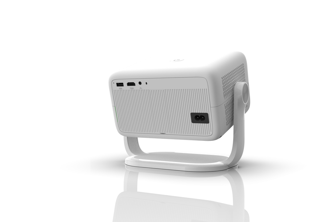 Proyector Magcubic L018 vista posterior conexiones HDMI USB