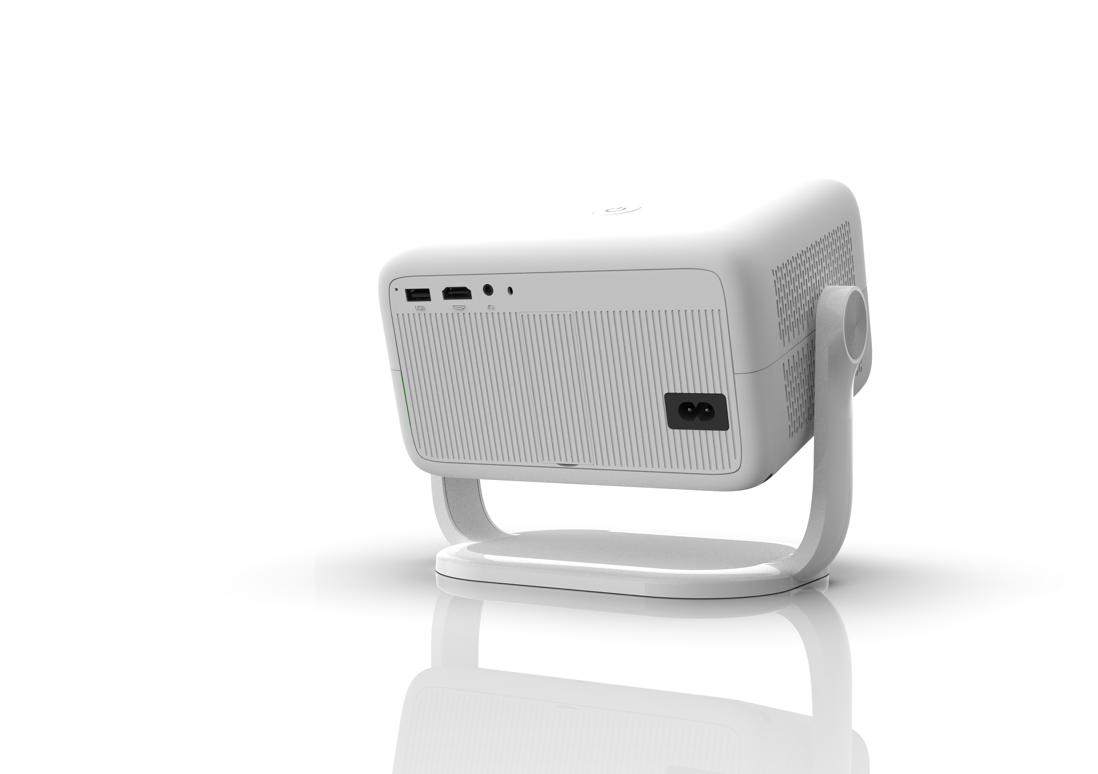 Proyector Magcubic L018 vista posterior conexiones HDMI USB