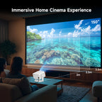Proyector Magcubic L018 conectividad Bluetooth 5.2 pantalla grande