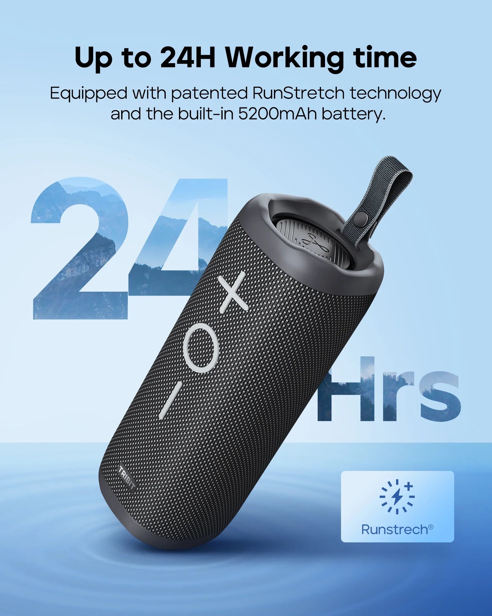 Parlante Tribit StormBox 2 al aire libre resistente al agua