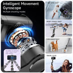 Gimbal TOKQI C22 AI Tracking 360° | Kit Completo con Luz y Micrófono