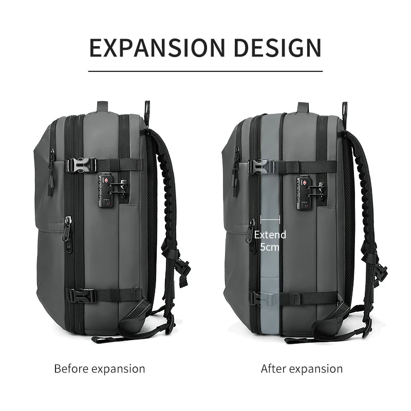 Mochila compresible verde militar con bomba succión