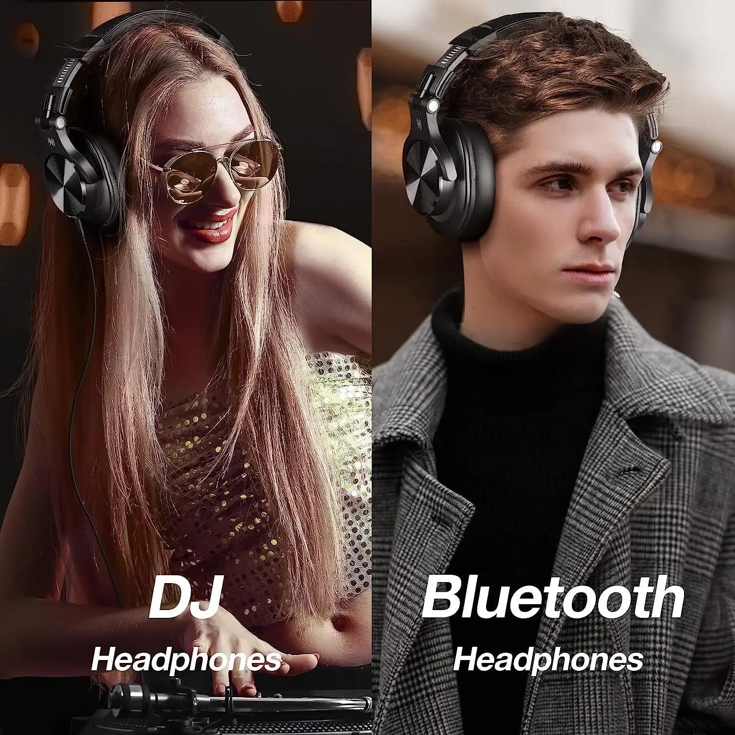Auriculares Bluetooth OneOdio Fusion A70 | Hi-Res Audio | 72hs | DJ + Wireless