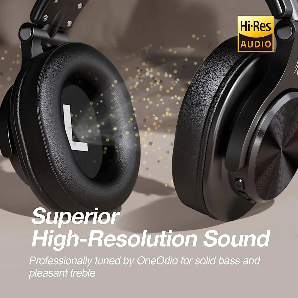 Auriculares Bluetooth OneOdio Fusion A70 | Hi-Res Audio | 72hs | DJ + Wireless